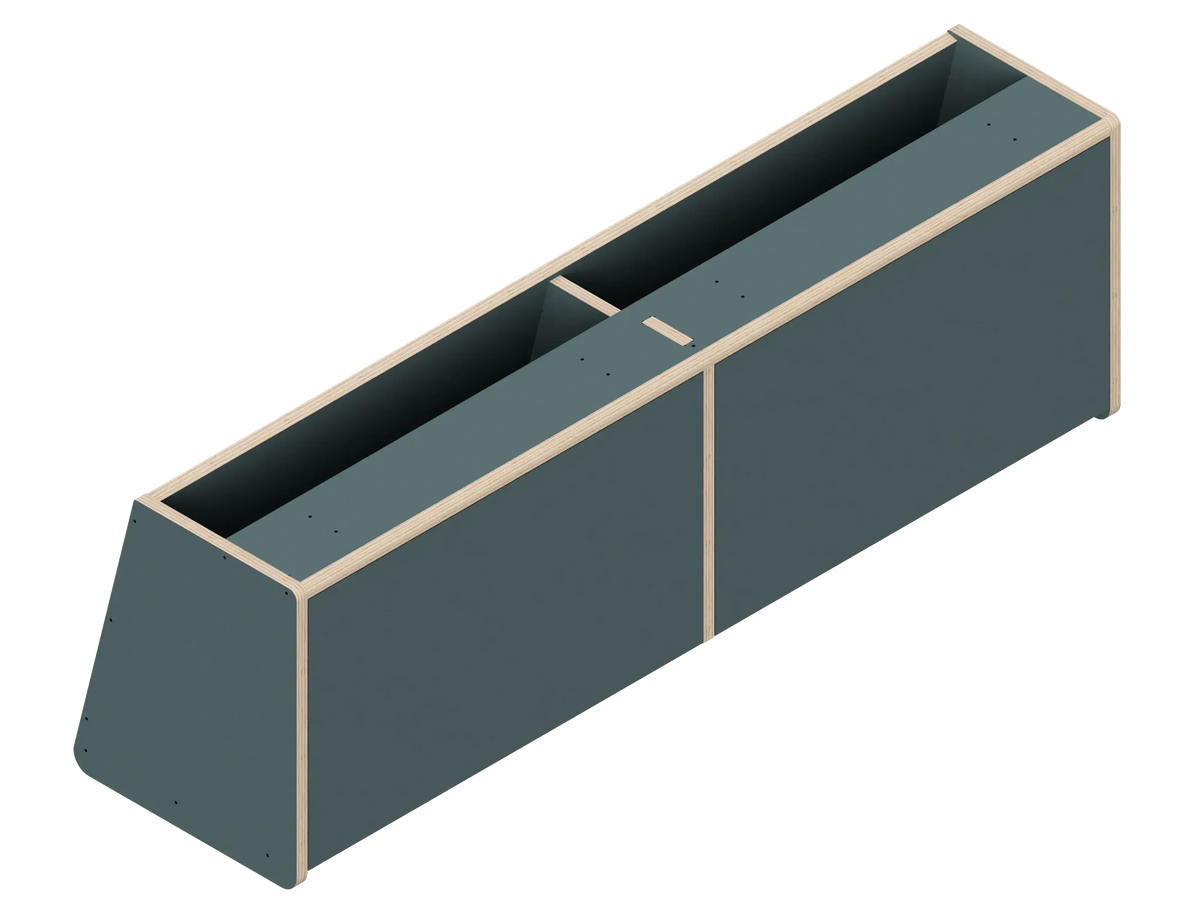 DIY Dual upper cabinet Kit for Sprinter vans in Winter Sky - The Vansmith DIY