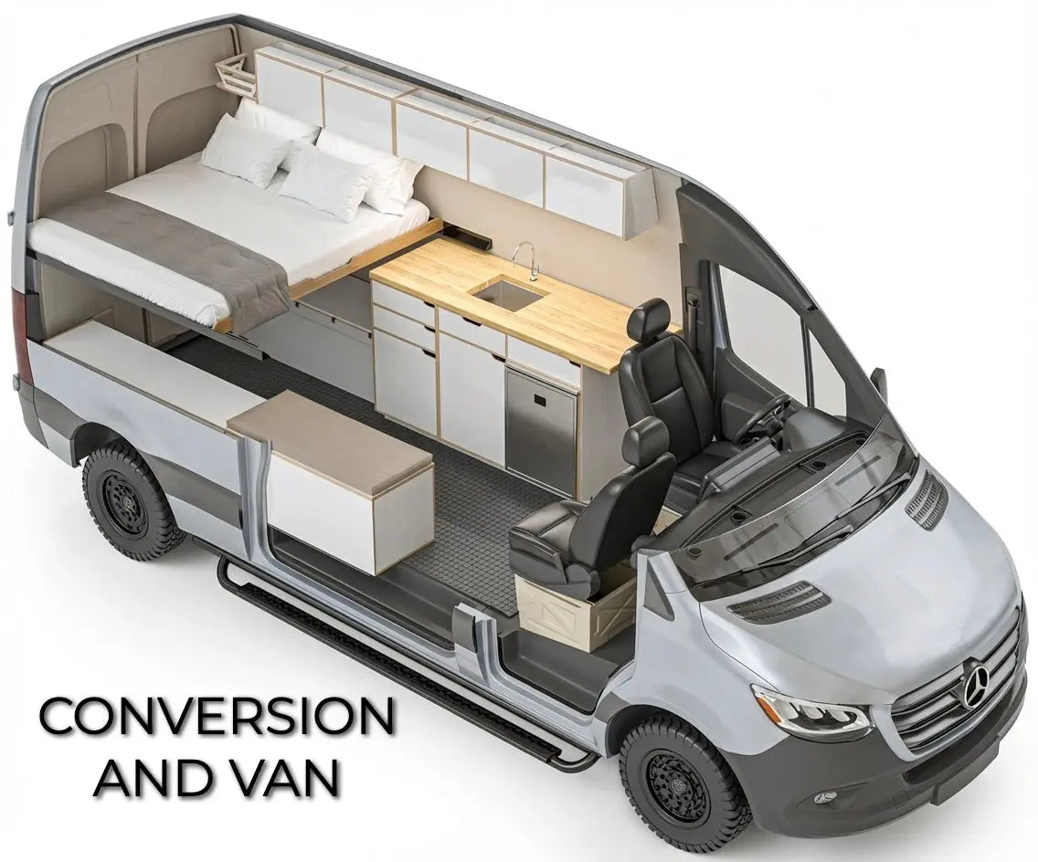 Sprinter Bivy Plus van for sale by the Vansmith - best value adventure van