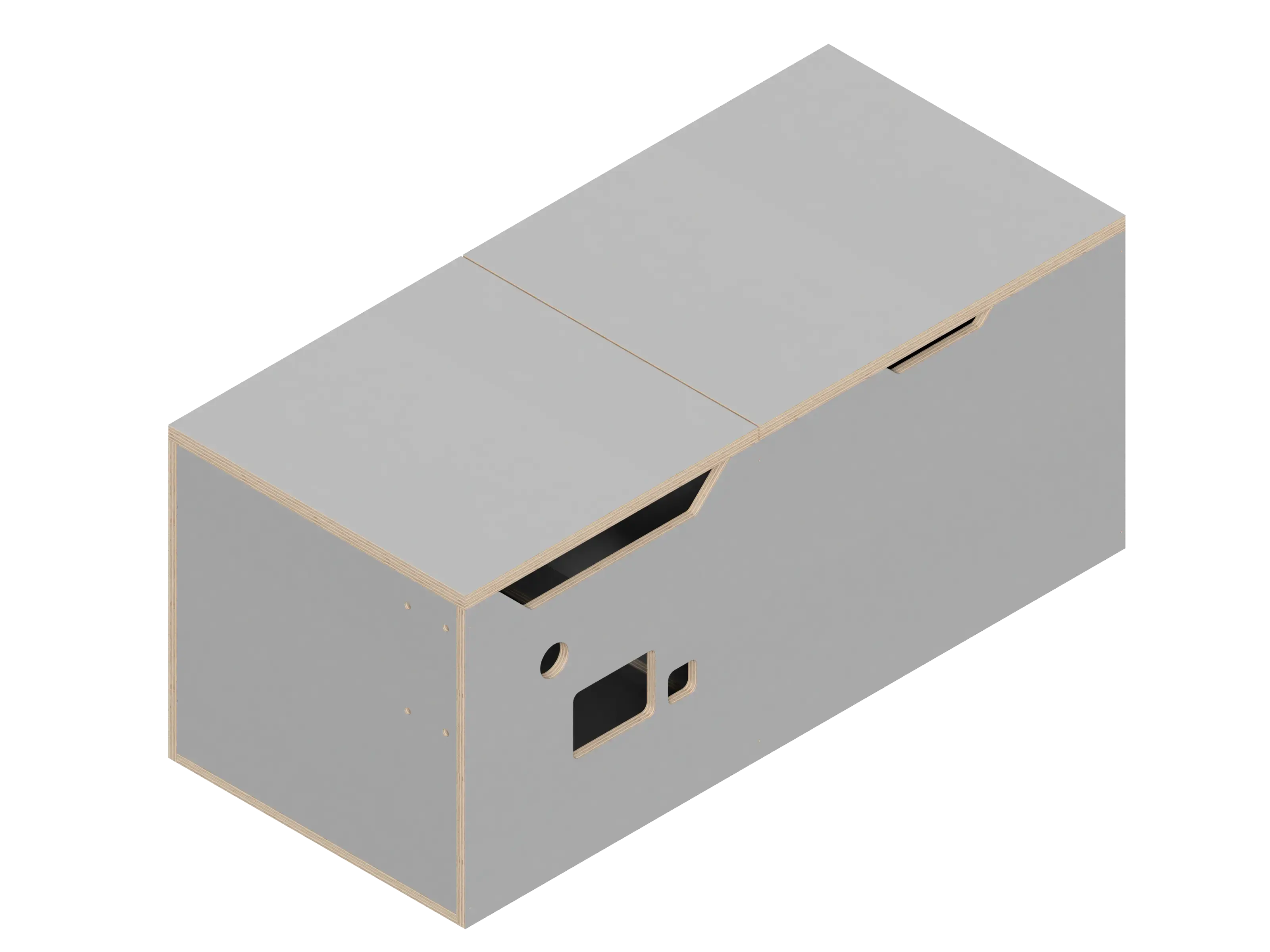 Bench (40") with toilet cutout The Vansmith DIY