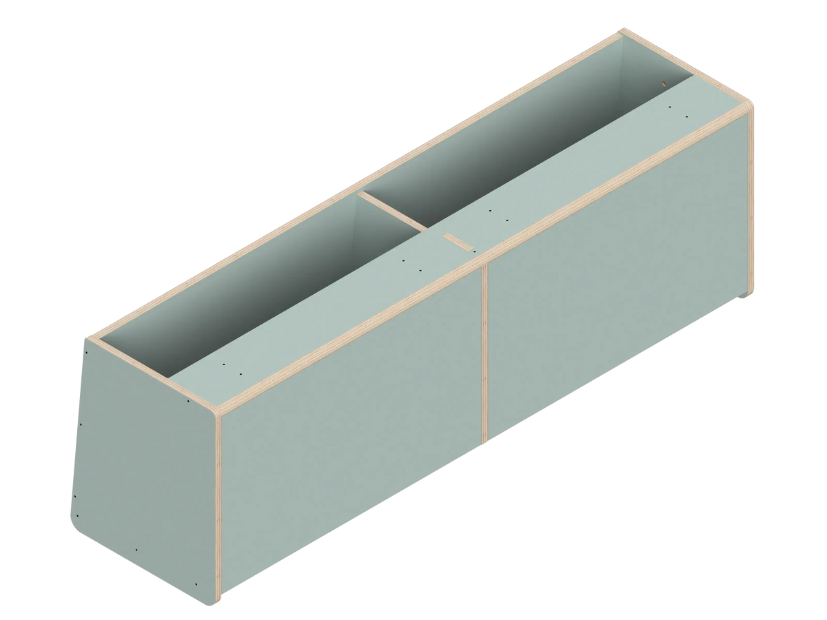 DIY Dual upper cabinet kit for Transit vans in Fossil - The Vansmith DIY