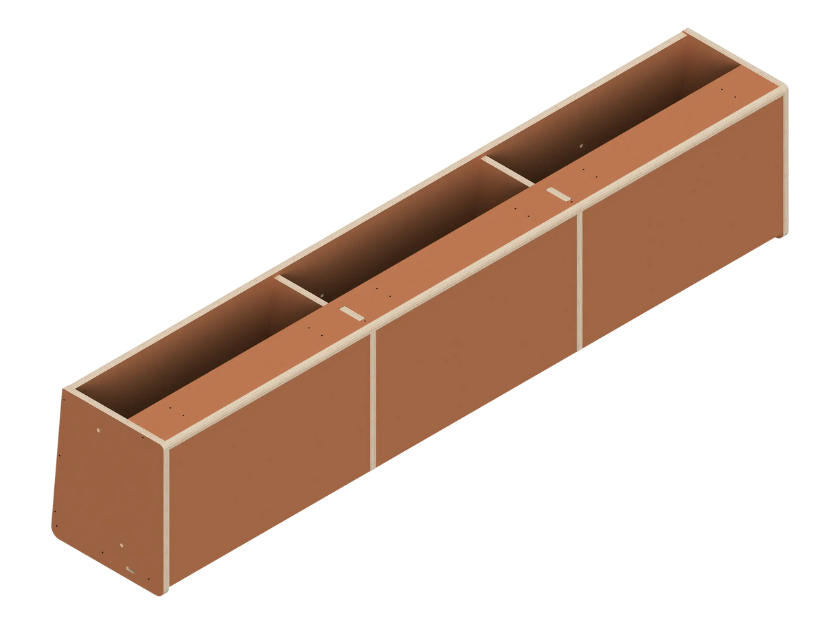 DIY front upper cabinet kit for Transit van 148 in Earthenware - The Vansmith DIY