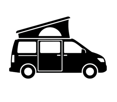 Family Conversion Van with Pop-Top Icon