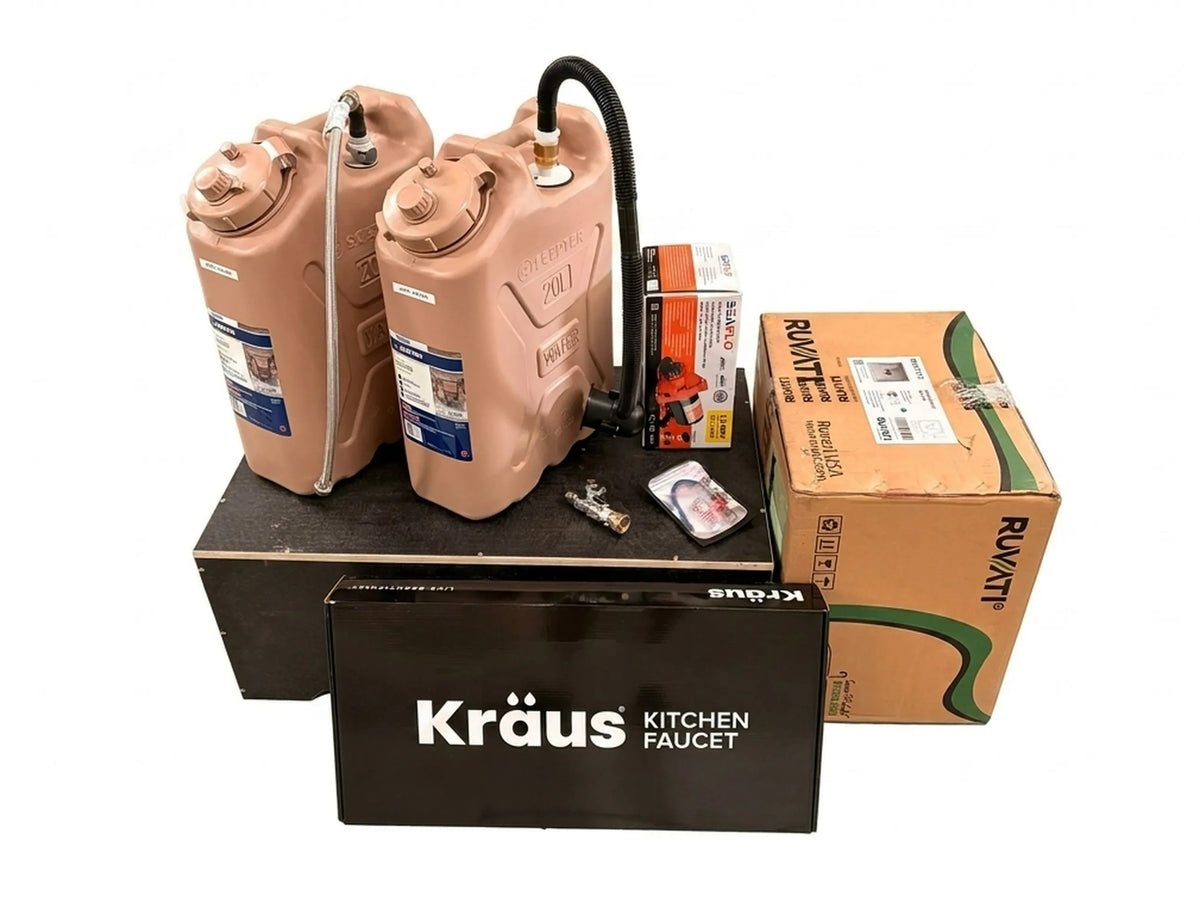 DIY Self-Contained 5x5 Gallon Sink Kit