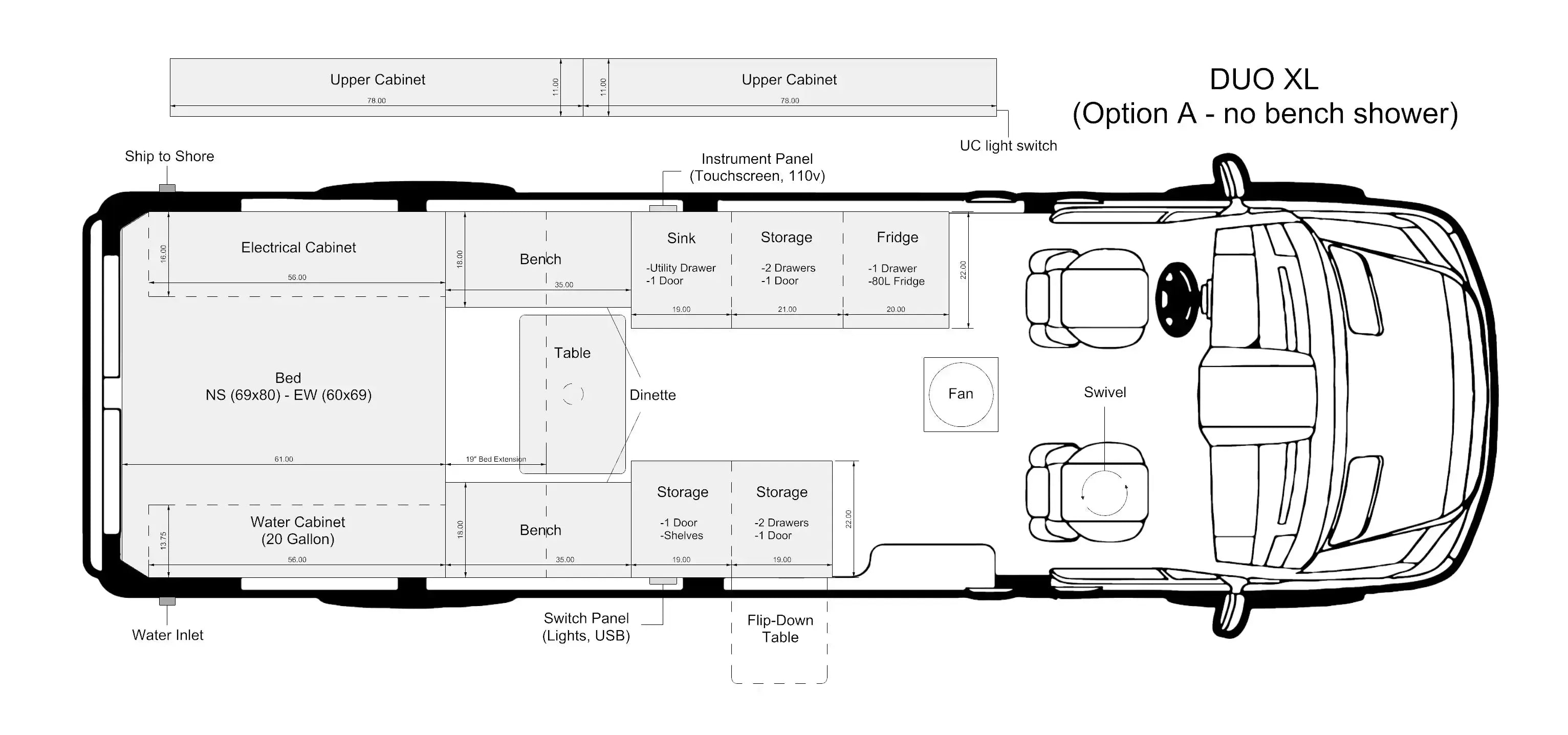 DUO XL floor plan