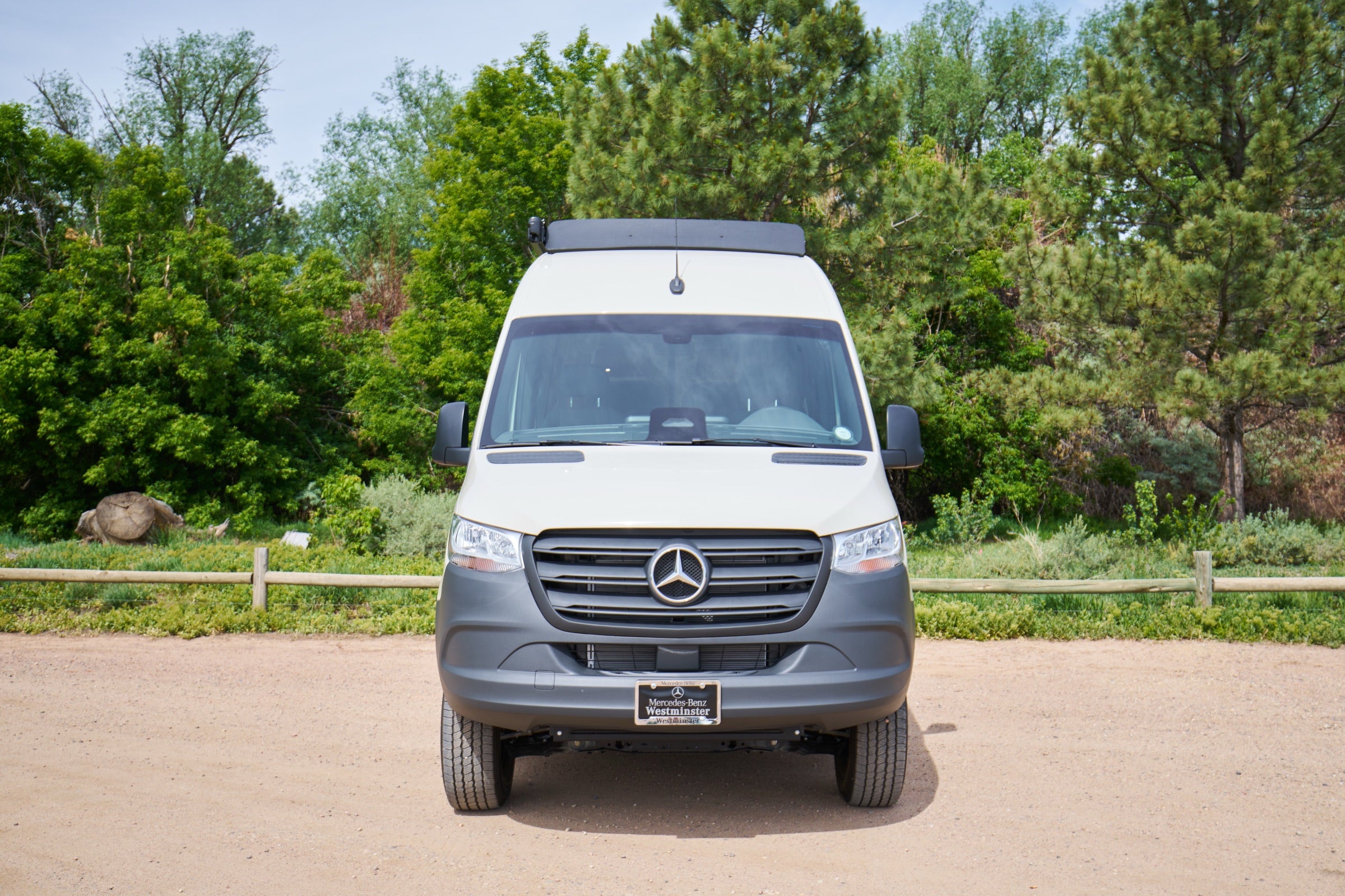 Front view of Sprinter Bivy Classic camper van conversion - The Vansmith
